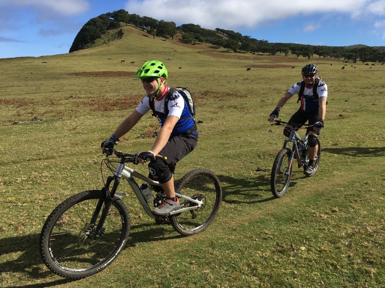 Biking on the high plateau