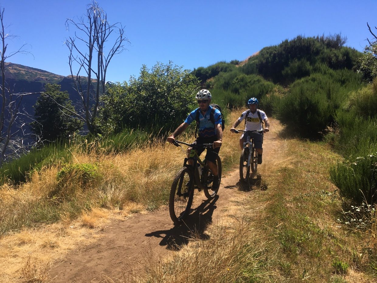 Marcos riding with a guest